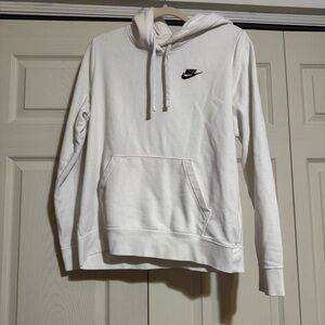 💗5 for $25💗 Nike White Hoodie with Black Logo